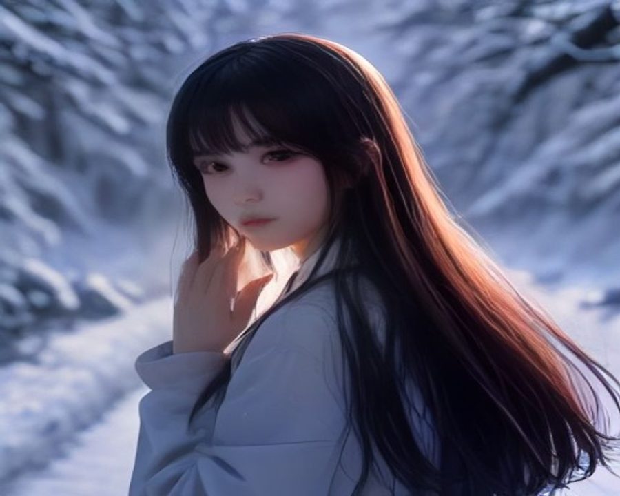 昏黄灯光的韩式家庭客厅内一位中年女性坐在餐桌旁若有所思，画面色调怀旧温暖，呼应朋友的母亲韩国的家庭情感基调